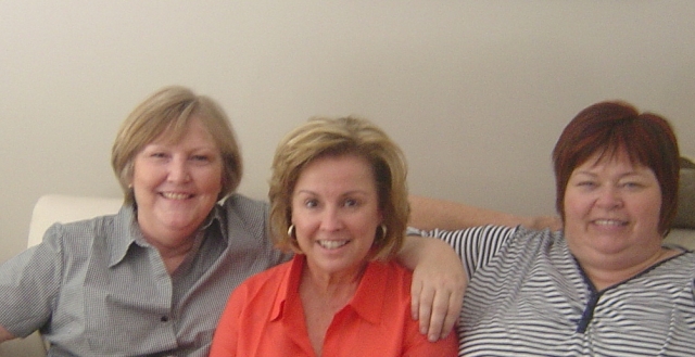 Liz Hart, Sandy Toland and Donna L-- We treasure each other more now then we did in our youth-- and we even behaved!!-Most of the time! 